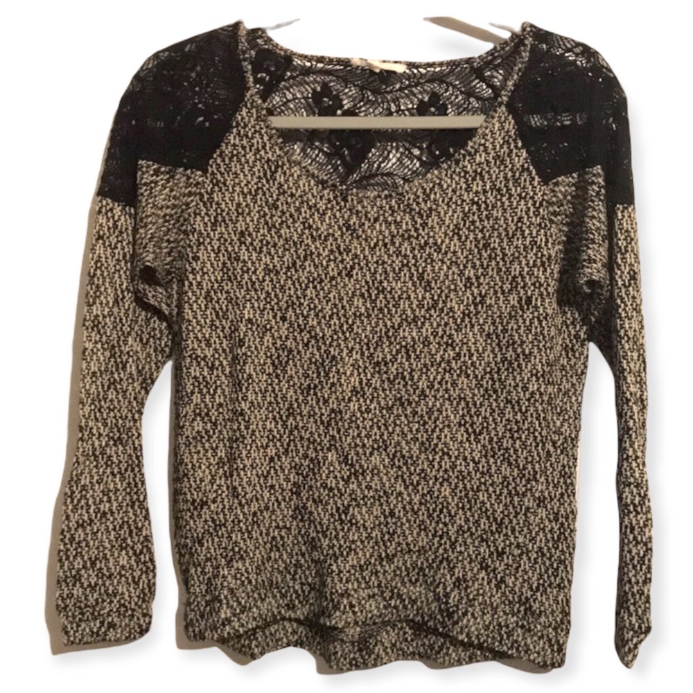 Tea n Rose Lace Sweater